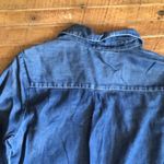 Lucky Brand  S elevated basics denim shirt dress Photo 4