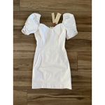 Alice + Olivia NWT Mimi Denim Mini Dress in Vintage Sugar Sz 0 $350 Photo 6