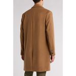NWT Slate & Stone Men's Brown Camel Wool Blend Topcoat Size Large Photo 1
