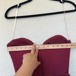 House Of CB ‎ XS D-DD  'Marcella' Berry pleated georgette maxi dress NWOT Photo 4