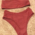 Mauve high waisted bikini Photo 0