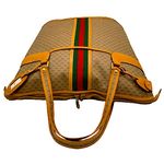 Gucci  GG Sherryline Oversized Tote Bag With: Double Zip Padlock Key Hangtag Photo 8