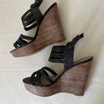 Kenneth Cole Reaction Black Strappy Wedge Photo 1