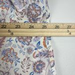 Rose + Olive  Tunic Top Women‎ 1X White Floral Lightweight Smocked Flowy Peasant Photo 8