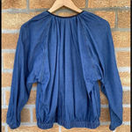 Lanvin X Acne bomber jacket medium Blue Photo 6