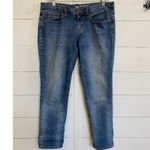 Gap  Boyfriend Fit Jeans Womens US 6 28R Blue Denim Cropped Cuffed Casual Photo 4