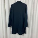 Frank & Eileen Black Cotton Nicole Henley Dress Sz.M Photo 9