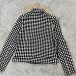 Lauren Ralph Lauren Women’s Lambswool Houndstooth Jacket Longsleeve Classic M Black Size M Photo 7