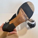 Anyi Lu Black White Leather Oxford Lace Up Heels Womens 7 Classic Preppy Fall Photo 8