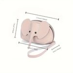 Tan Elephant Coin Purse Wristlet | Vegan Leather Cardholder NWT Photo 4