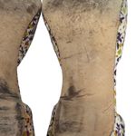 Manolo Blahnik  Floral Print D’Orsay Heels Crystal Buckle Pumps EU 37.5 Photo 14