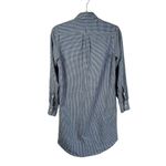 Emily Phillips Nashville Blue Gingham Plaid Button Front Shirt Dress Womens 2 Photo 3