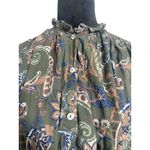 Mille Resort & Travel Size Large Top Blouse Paisley Boho Photo 1