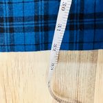 Madewell Women's Blue Plaid Off-the-shoulder Dress sz 2. Photo 5