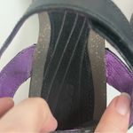 Teva  Sandals Cabrillo Wedge Leather Ankle Strap Comfort Travel Black Grey Purple Photo 12