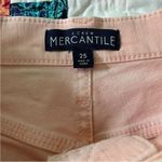 J.Crew High Waisted Denim Cut Off Shorts 25 Mercantile VSCO Neon Pink Orange XS Photo 1