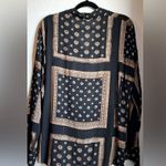 Free People Little Secret Scarf Print Blouse Photo 4