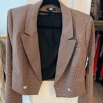 Paige  Eclipse Houndstooth Cropped Jacket Photo 0