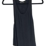 Athleta Womens Tank Top Ribbed Draped Scoop Neck Black XS Photo 0