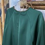 Tuckernuck  Rainforest Green Adah Satin Blouse & Erin Pants - Sz L ❤️🎀 Photo 11