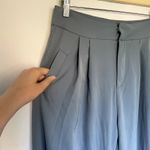J.Inc flowy blue slacks pockets women's size M trousers high waist wide leg Size M Photo 1