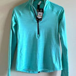 Under Armour NEW UA  Women's Teal Coldgear Armour 1/2 Zip‎ Top Size S Athletic Photo 0