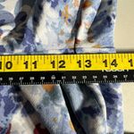 Tolani  Collection Pants Womens Large Blue Print Pull On Wide Leg Pockets Relaxed Photo 3