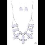 Paparazzi Necklace Set - Goddess Glow - Silver Photo 1