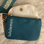 Lululemon athletica Blue and Cream Dual Wristlet Photo 1