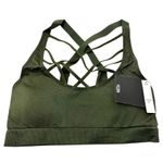 Victoria's Secret NWT Sport Crisscross Cage Front Sports Bra Olive Green Medium Photo 1