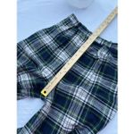 1970’s vintage plaid high waisted cuffed at ankles wool Blue Photo 3
