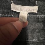 Eileen Fisher Eileen‎ Fisher Cargo Pants Zipper Pockets Black Denim Size 8 Photo 3