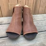 OTBT  Free Spirit Open Toe Booties Fringe Suede 7.5M Photo 8