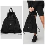 Alo Yoga  Utility Tote Bag Black Oversized Gym Bag Photo 1