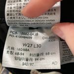 Levi's Levi’s 721 solid black distressed high rise skinny jeans size 27 Photo 14