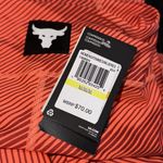 Under Armour NWT Under Armpur Project Rock HeatGear Womens Orange Ankle Leggings Photo 6