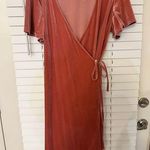 Roolee  velvet wrap dress - XL Photo 0