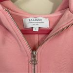 LA LIGNE New York‎ Pink Blush Super Hoodie Oversized Sweatshirt Size Small Photo 3