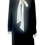 Disign & Innovation Black Dress with White Bow Accent
S Photo 4