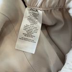 Vince Beige High Waist Wide Leg Elastic Waist Pull-on Crepe Trousers Size Small Photo 7