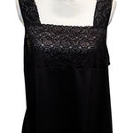 Cato Black Lace Trim Blouse womens size 18/20W Photo 0