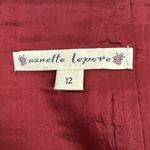 Nanette Lepore ‎ Women's Pink Striped Lined Straight Skirt [Size 12] Made in USA Photo 1