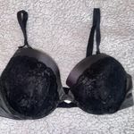 Frederick's of Hollywood Black Lace Full-Coverage Bra with Adjustable Straps Photo 0