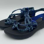 Chacos Chaco Women's Classic ZX2 Sandal J107220 Outdoor Hiking Black Blue Green Size 5 Photo 0