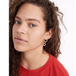 Madewell NWT New To The Market Link Dangle Brass Earrings Photo 1