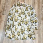 Cato NWT  fashions zebra dress white floral yellow baby doll dress size M… Photo 6