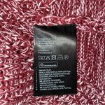 H&M Women's Large  Long Sleeve Maroon Knit Crochet Pullover Sweater Photo 4