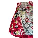 Retro Theme 50s Rockabilly Sock Hop Christmas Scarf 68x20 Novelty Print Glam Red Photo 2