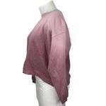 Madewell Women's Pink Crewneck Long Sleeve Crop Sweater Sweatshirt Top Size XL Photo 1