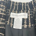 Worthington  Black and Cream Plaid Blazer Photo 1